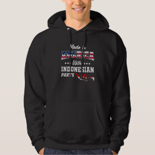 Amerika Indonesische Onderdelen Indonesië Kaart Vl Hoodie