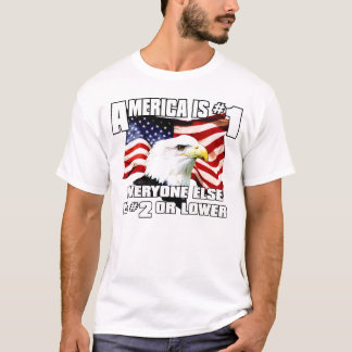 Amerika is de nummer 1 T-shirt