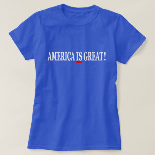 Amerika is geweldig! Anti-Trump T-shirt