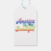 Amerika is mooi cadeaulabel (Achterkant)