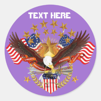 Amerika is niet vergeten RND alleen zie notities Ronde Sticker