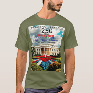 Amerika is trots op het leger t-shirt