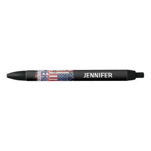 Amerika - Land van de vrije Zwarte Inkt Pen