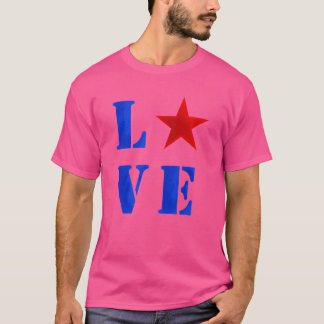 amerika liefde grappig t-shirt