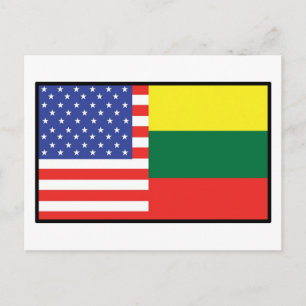 Amerika Litouwen Briefkaart