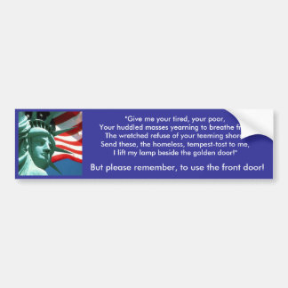 Amerika - Melding Bumpersticker