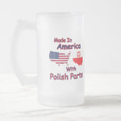Amerika met Poolse delen Matglas Bierpul (Links)