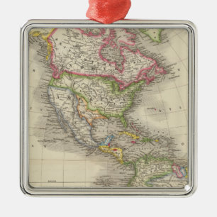 Amerika Metalen Ornament