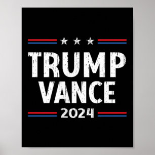 Amerika neemt Amerika terug Trump Vance 2024 Poster