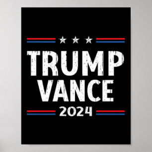 Amerika neemt Amerika terug Trump Vance 2024 Vice Poster