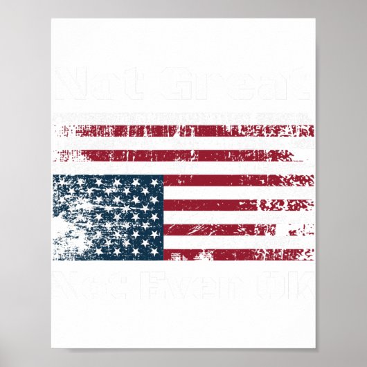 Amerika niet geweldig, zelfs niet OK Amerikanen ve Poster (Voorkant)