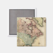Amerika noord 2 magneet (Voorkant / Achterkant)