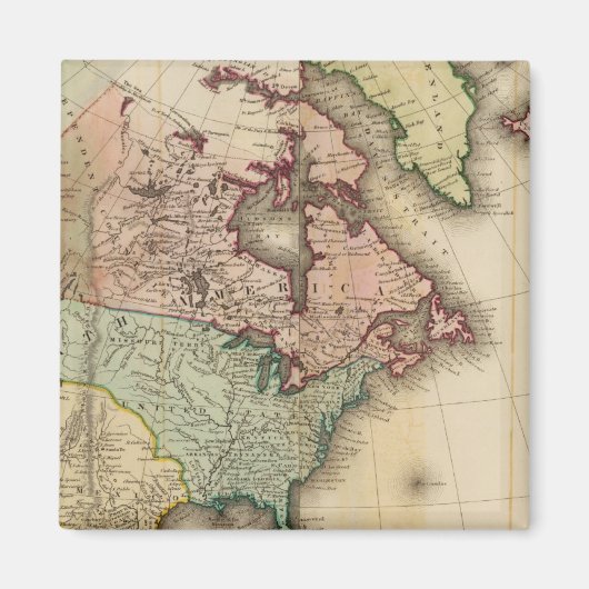 Amerika noord 2 magneet (Voorkant)