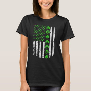 -Amerika NU een vlag, Shamrock Green Clover T-shirt
