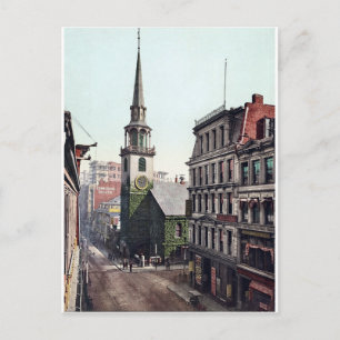 -Amerika, Old South Church Boston c1900 Briefkaart