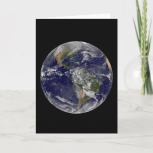 Amerika op Aardedag. Kaart