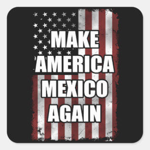 Amerika opnieuw Shirt maken   Grappig Trump cadeau Vierkante Sticker