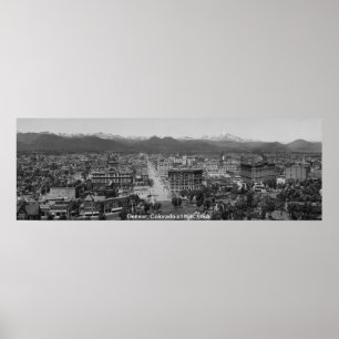 -Amerika panorama print Denver Colorado
