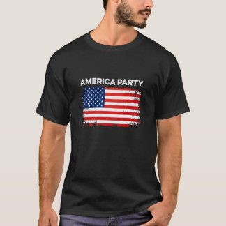 Amerika Partij Drie Partijen Patriot Vrijheid Onaf T-shirt