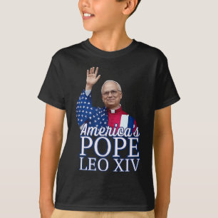 Amerika Paus Leo XIV Eerste Amerikaanse Paus uit C T-shirt