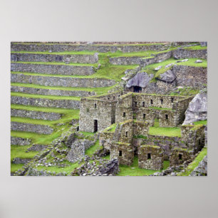 Amerika, Peru, Machu PIcchu. De oude 2 Poster