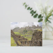 Amerika, Peru, Machu PIcchu. De oudheid Briefkaart (Staand voorkant)