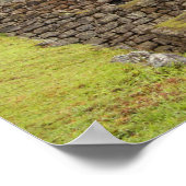 Amerika, Peru, Machu PIcchu. De oudheid Poster (Hoek)