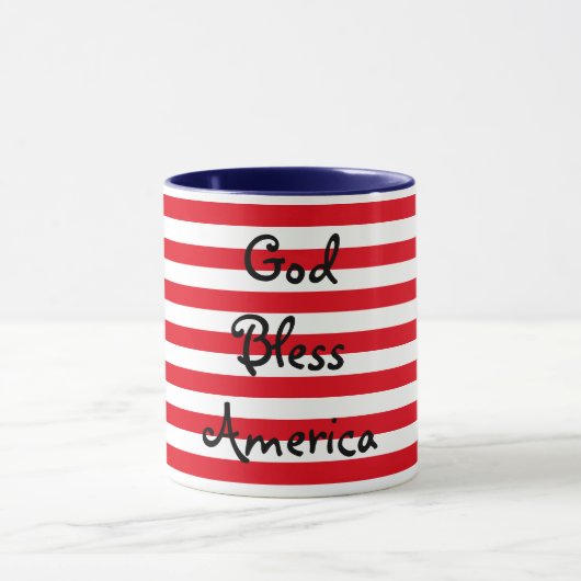 Amerika: Rood, Wit en Blauw Mok (Midden)