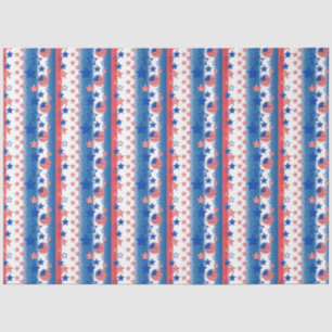 Amerika Rood Wit en Blauw Serie Ontwerp 25 Tissuepapier