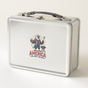 Amerika Rood Wit En Brouw Adelaar BBQ Shirt (7)_1