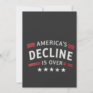 Amerika’s neergang is voorbij de Gouden Eeuw Trump Aankondiging