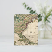 Amerika Septentrionalis Briefkaart (Staand voorkant)