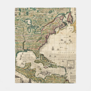 Amerika Septentrionalis Fleece Deken