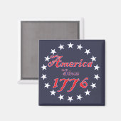 Amerika sinds 1776 magneet (Voorkant / Achterkant)