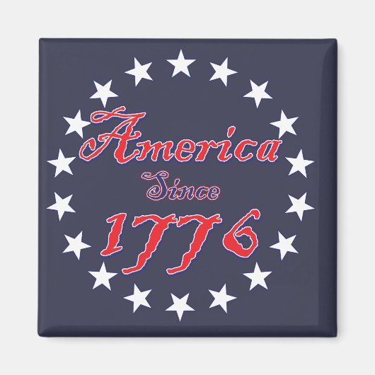 Amerika sinds 1776 magneet (Voorkant)