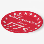 Amerika sinds 1776 papieren bordje (Gekanteld)