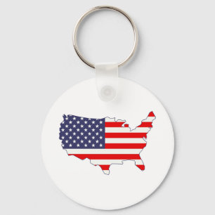 Amerika Sleutelhanger