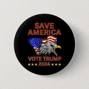 Amerika stem Trump 2024 Wij het volk hebben ENO ge Ronde Button 5,7 Cm