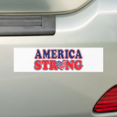 Amerika sterk bumpersticker (Op auto)
