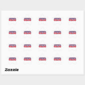 Amerika sterk ster sticker (Vel)
