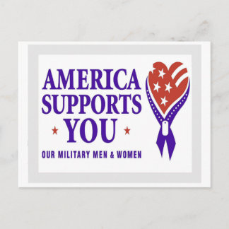 Amerika steunt je DARK Briefkaart