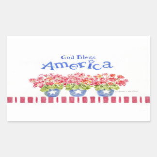 Amerika Stickers godbloeiende bloemen