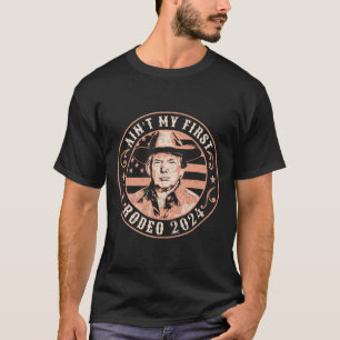 Amerika Terug Trump Cowboy Rodeo Verkiezing 2024 T-shirt