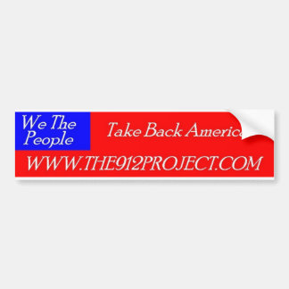 Amerika terugnemen bumpersticker