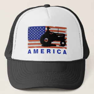 AMERIKA-TRAGER FLAG-B TRUCKER PET