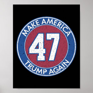 Amerika Trump weer 47 Poster