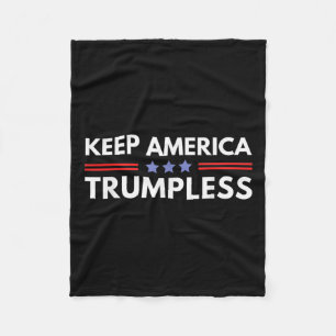 Amerika Trumpless Grappig Anti Trump 2024 Pro Demo Fleece Deken