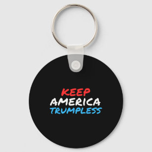 Amerika Trumpless Grappig Anti-Trump Kleding Sleutelhanger