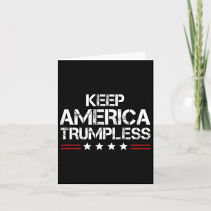Amerika Trumpless - Grappig Anti Trump Mannen & am Kaart