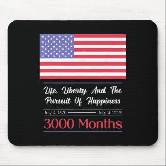 Amerika Usa 3000 Maanden 250 Jaar Juli 4 1776-2026 Muismat